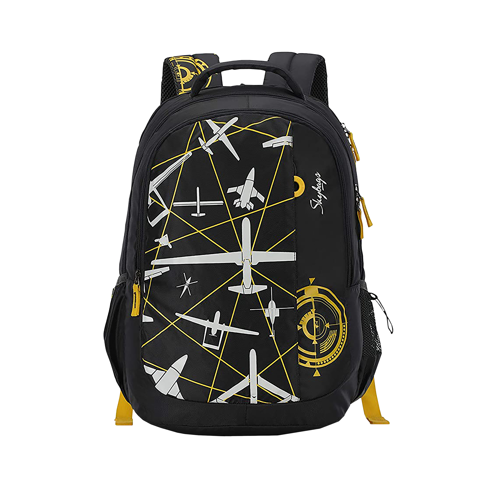 Skybags black online backpack